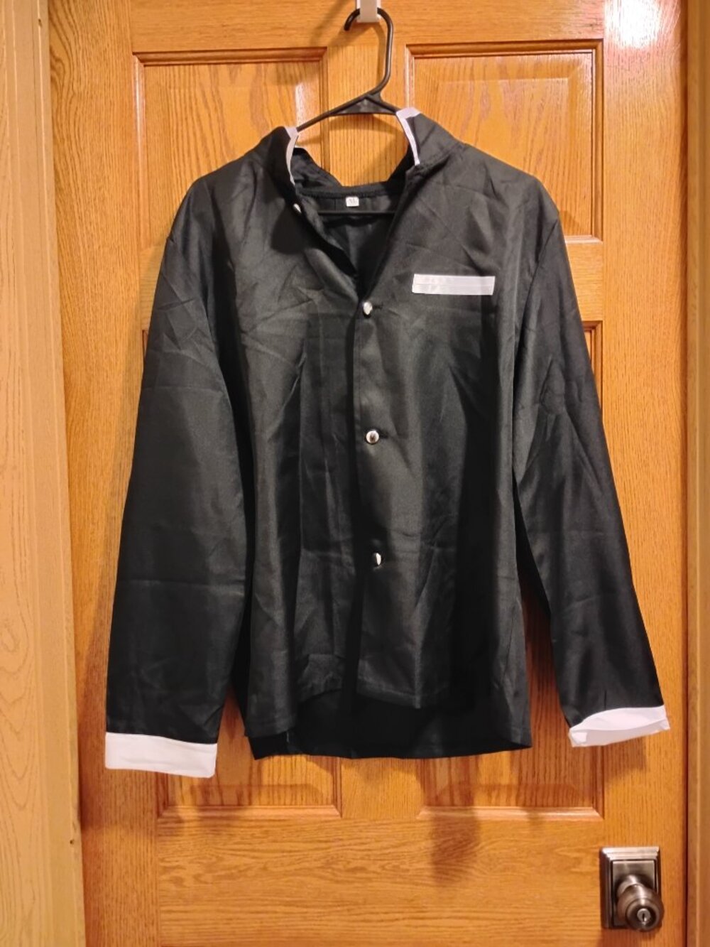 "Destroy" Kanji Anime Demon Slayer Cosplay Top Button-Up - Picture 2 of 7
